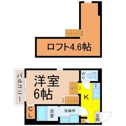 ハーモニーテラス田幡の物件間取画像